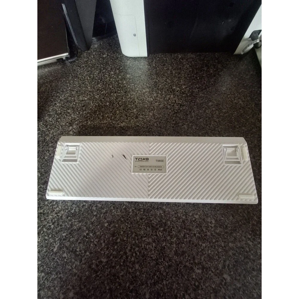 TAKB T98SE Mechanical Keyboard Wired White QWERTY Enhanced Function Keys.